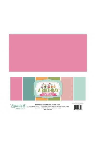 Birthday Girl - Coordination Solids Paper Pack 12x12"