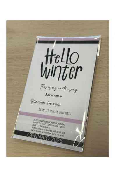 Timbri da collezione 2025 - Gennaio - Hello Winter