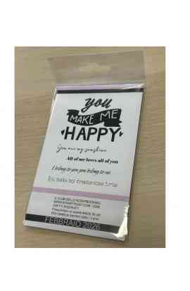 Timbri da collezione 2025 - Febbraio - You make me Happy