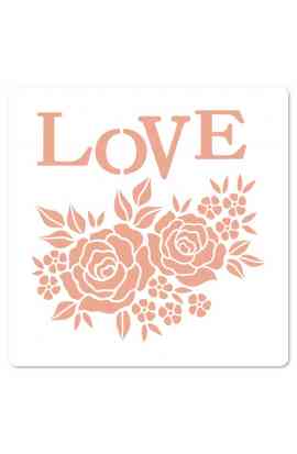 MURMURES - Stencil ROSES D'AMOUR
