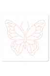 MURMURES - Stencil PAPILLON FLOTTANT