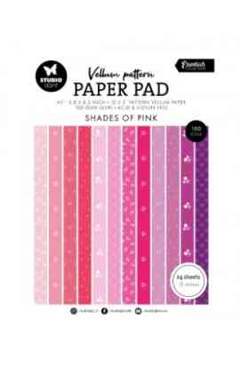 Pad Essentials Vellum - Spring pink print