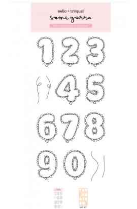 timbro e fustella - Globe Numbers
