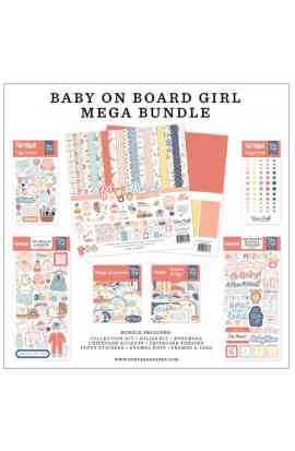 Baby on Board Girl - Mega Bundle