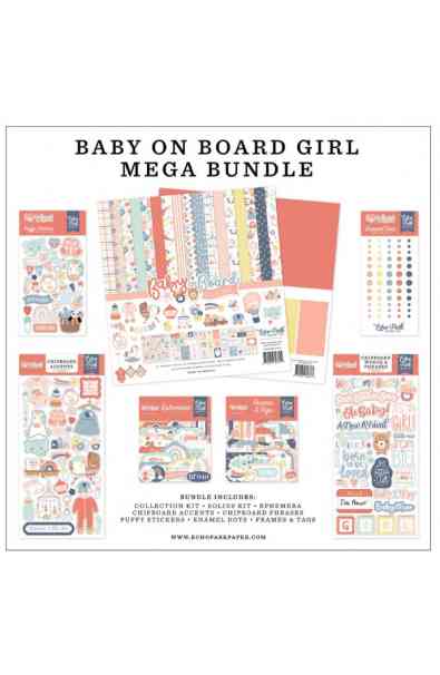 Baby on Board Girl - Mega Bundle