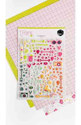 Tropic - Puffy Stickers