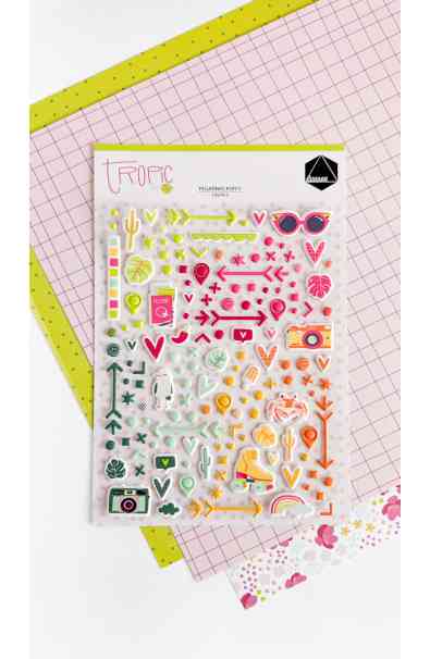 Tropic - Puffy Stickers